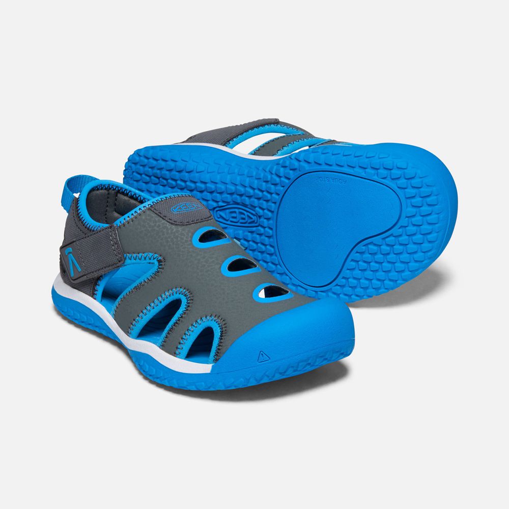 Sandalias Keen Mexico Azules/Grises - Niños Stingray - MY2486309